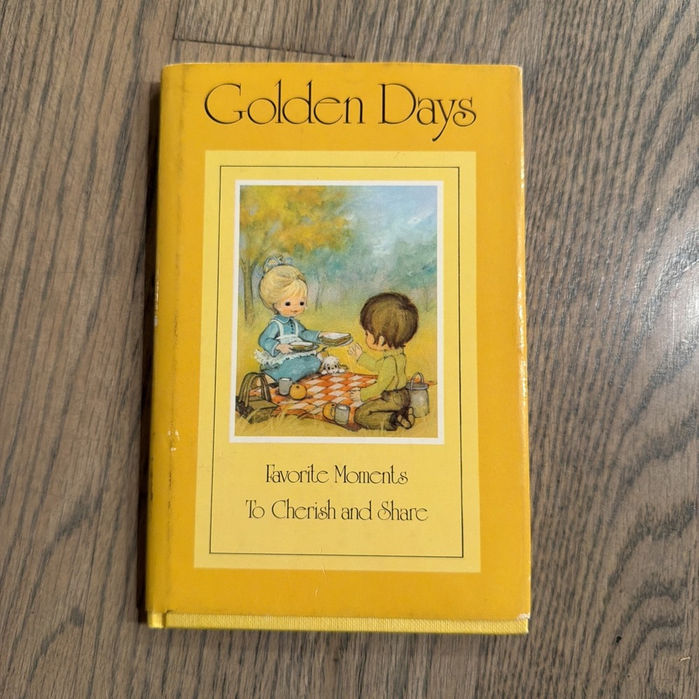 Golden Days Hallmark Gift-Book Edward Cunningham 1970 Hardcover Rare